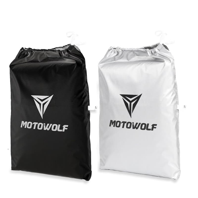 MOTOWOLF MDL 0802 ผ้าคลุมรถมอเตอร์ไซด์ กันฝุ่น กันน้ำ กันแดดพร้อมรูล็อคกุญแจ รูปที่ 3