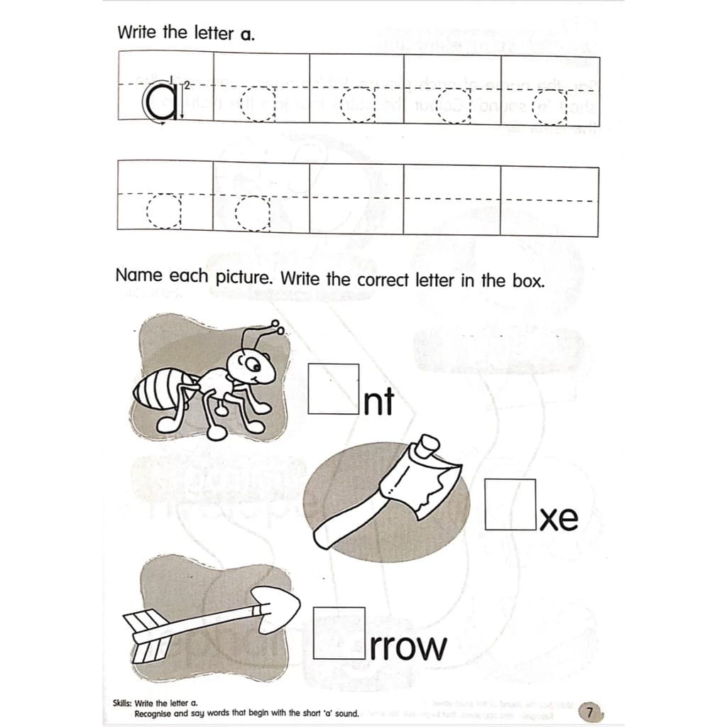 หนังสือแบบฝึกหัดอนุบาล Bright Kids > Phonics หนังสือสอนโฟนิกส์ สอนโฟนิกส์สำหรับเด็ก หนังสือเรียนอนุบาล รูปที่ 4