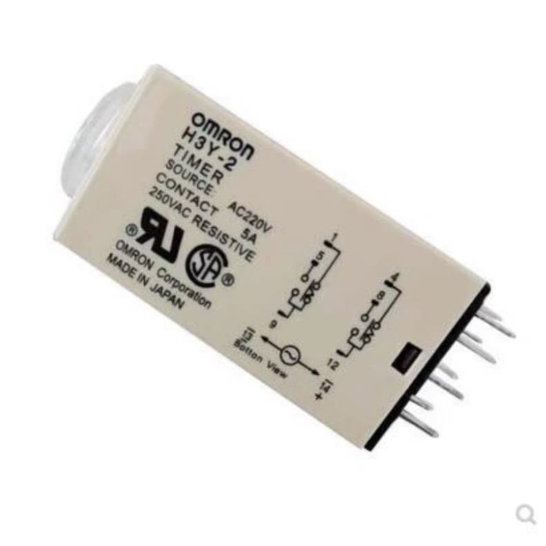 H3Y-2 H3Y-4 h3y2 h3y4 ทามเมอร์รีเลย์ Timer สวิตช์หน่วงเวลาตัวจับเวลา 5S- 60M เวลา 12V 24v 220v รูปที่ 5