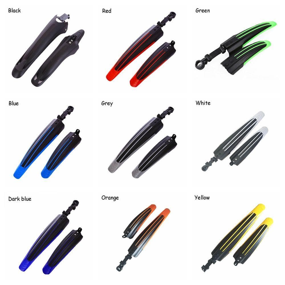 GPIONVS4561 บังโคลนจักรยานเสือภูเขา 2 ชิ้น Unbreakable Hot Double Color หน้า/หลัง รูปที่ 4
