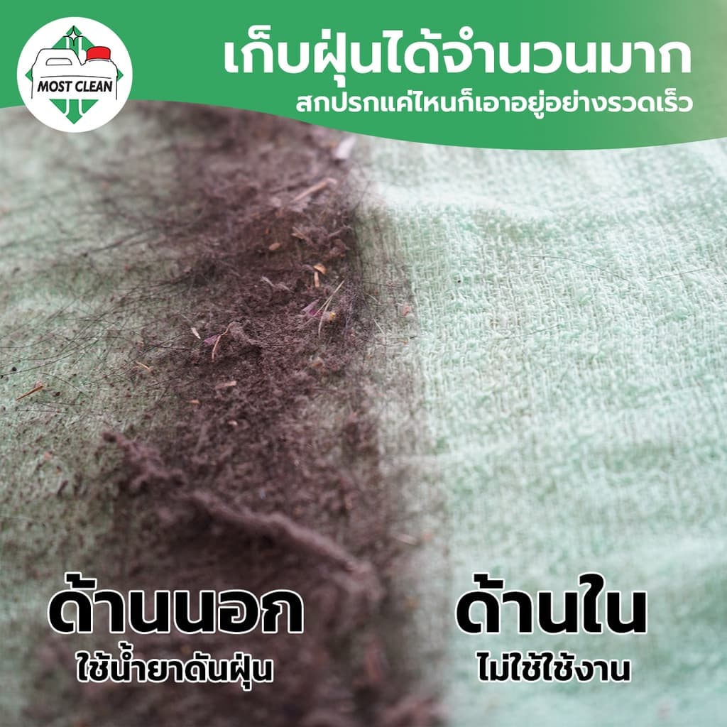 MostClean น้ำยาดันฝุ่น Mop Up 3800ml สูตรเข้มข้น กำจัดฝุ่น เช็ดแห้ง ไม่ต้องใช้น้ำ แกลลอน สะดวกกว่า รูปที่ 2