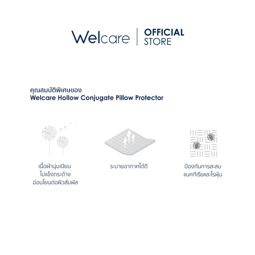 Welcare ถุงสวมหมอน Hollow Conjugate รูปที่ 7