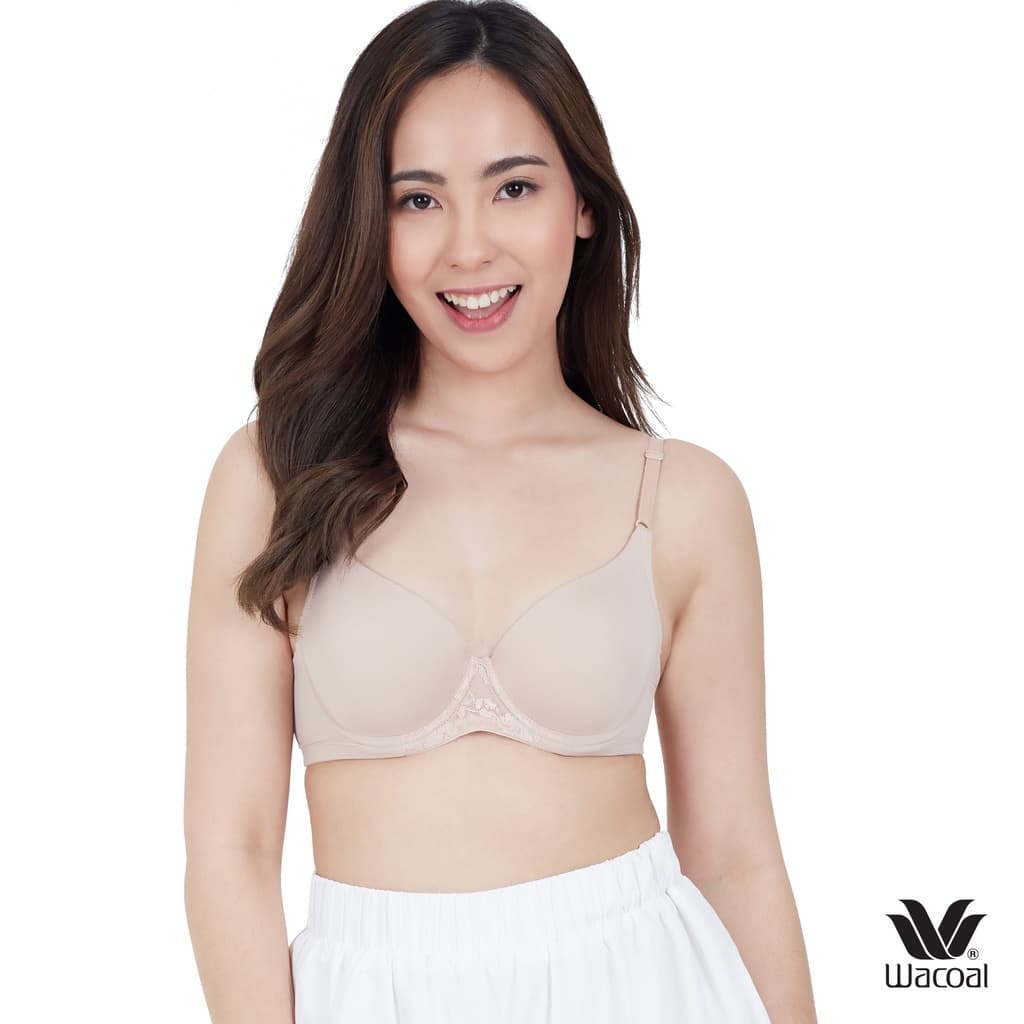 Wacoal Surprise Push Up Bra รุ่น WB9V03 สีเบจ เสื้อชั้นในมีโครง ฟองน้ำหนา 10 mm รูปที่ 1