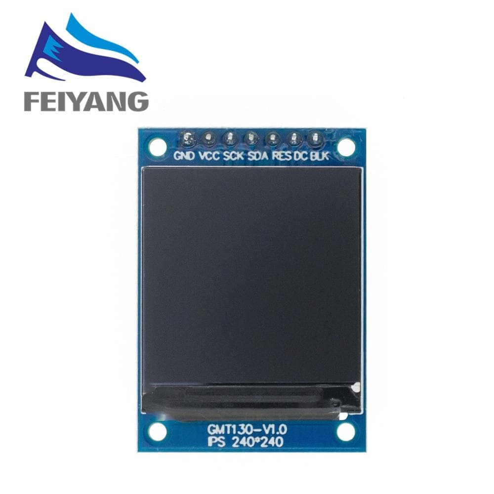 โมดูลไดร์ฟ IC หน้าจอ TFT 0.96 1.3 1.44 นิ้ว IPS 7P SPI HD 65K LCD ST7735 80*160 สําหรับ Arduino รูปที่ 5