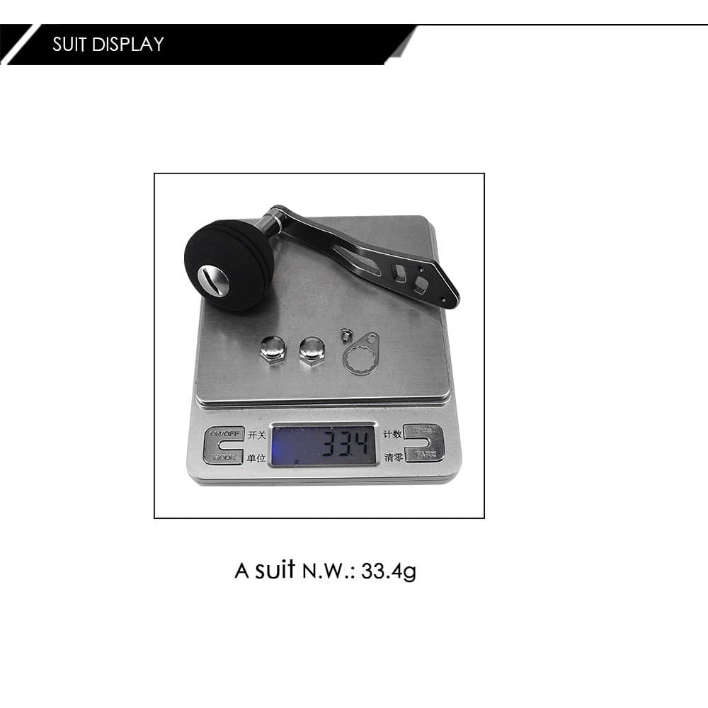 แขนจิ๊กอลู น๊อป EVA ขนาด 90มม. ใส่ Daiwa ABU สำหรับงาน Jiging ตกปลา มี2สี แขนเงิน แขนสีดำ รูปที่ 6