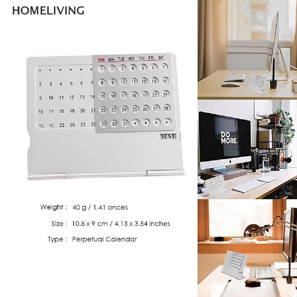 Home ปฏิทินโลหะ 100 ปี สําหรับสํานักงาน 1 ชิ้น รูปที่ 7
