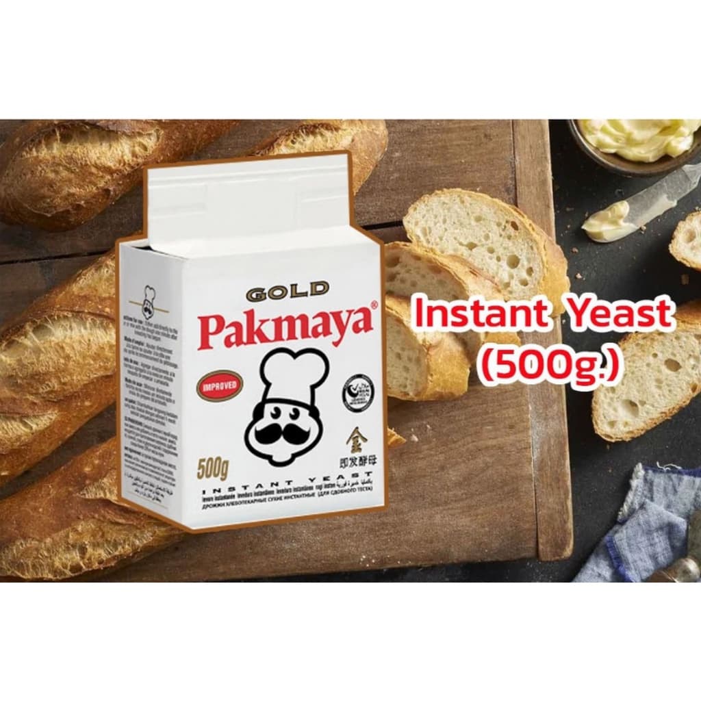 ยีสต์แห้ง Pakmaya Gold Instant Dry Yeast 500 g. รูปที่ 2