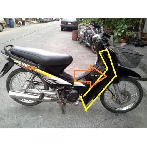 บังลมนอก Wave100-110 เก่า ท้ายมน ปี 2001-2004 ซ้าย+ขวา-ขายเป็นคู่ รูปที่ 1