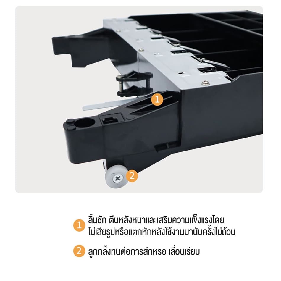 ลิ้นชักเก็บเงิน ลิ้นชักใส่เงิน เก็บเงิน ที่เก็บเงิน กล่องเงินสด Cash Drawer BQ400AH รุ่น ธนบัตร ลิ้นชัก องรับธนบัตรไทย รูปที่ 6