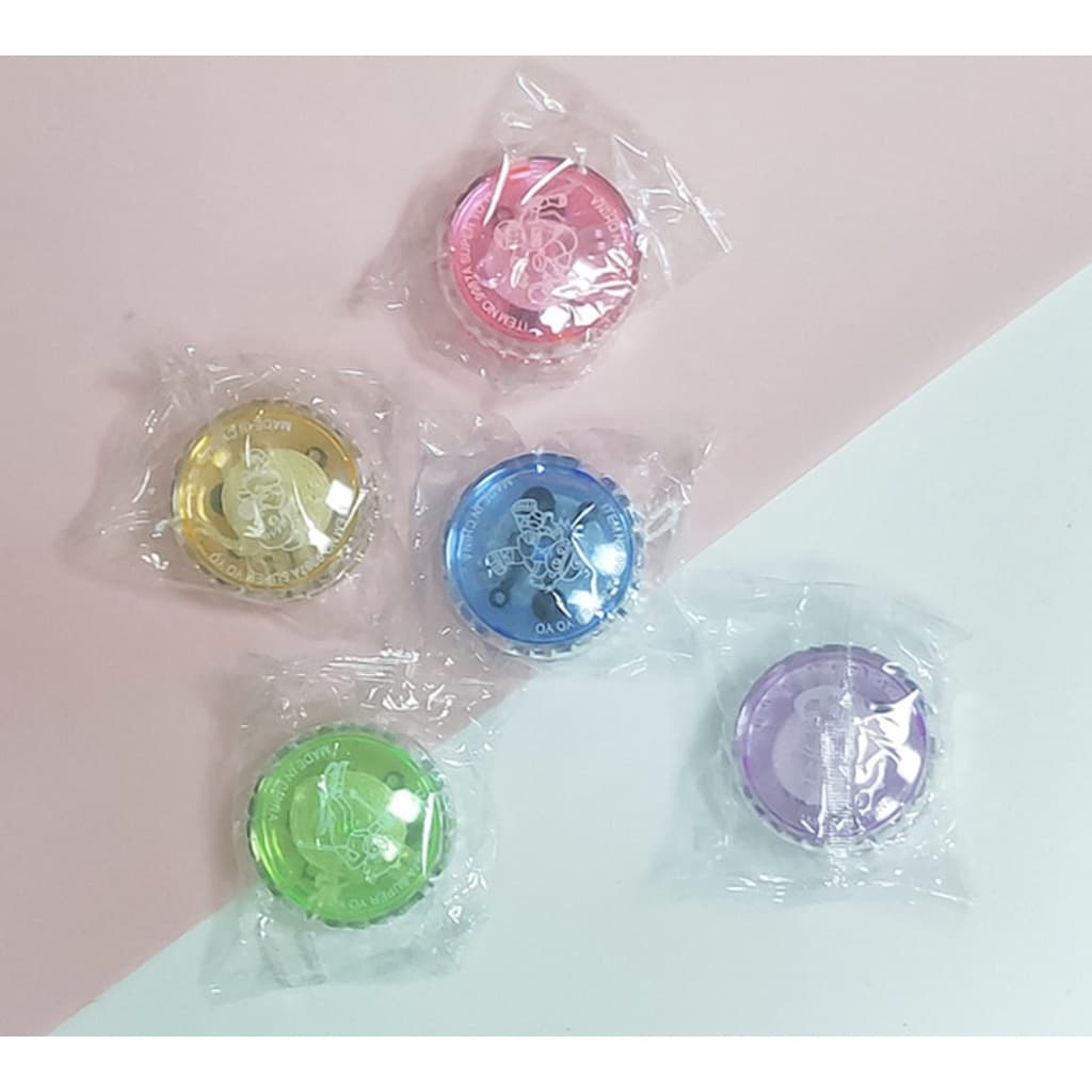 ของเล่นโยโย่เรืองแสง YOYO ลูกดิ่งโยโย่ มีไฟ สุ่มสี ของเล่นเด้งดึ่ง รูปที่ 8