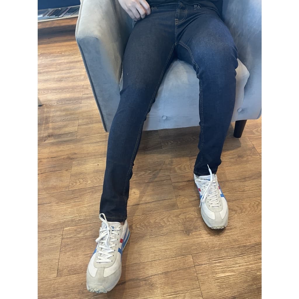 ‍ กางเกงยีนส์ผู้ชาย ขาเดฟ ทรงสกินนี่ ผ้ายืด‍ skinny jeans men รูปที่ 8