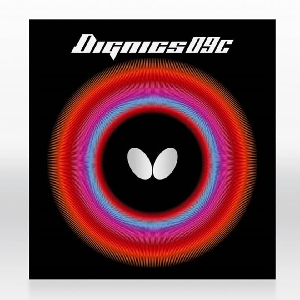 ขายดี ยางปิงปอง Butterfly Dignics 09C | สปินดีเว่อร์เบอร์ต้นๆ | สำหรับสายบุก+หมุน | ITTF Approved รูปที่ 2
