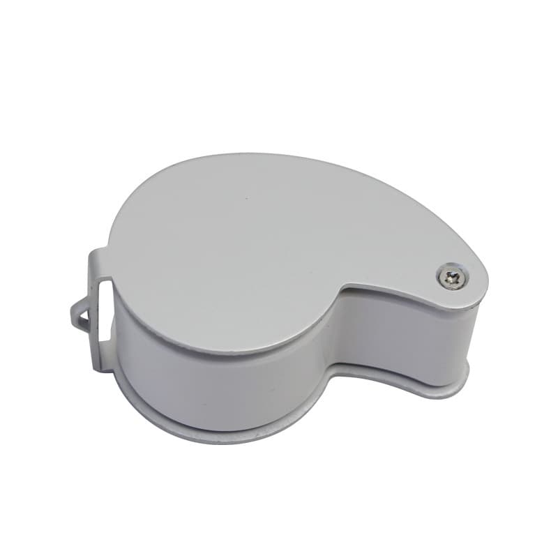 40X25 มิลลิเมตรแก้ว Jeweler แว่นขยายแว่นขยายเครื่องประดับแว่นตา Loupe ในตัวไฟ LED รูปที่ 7