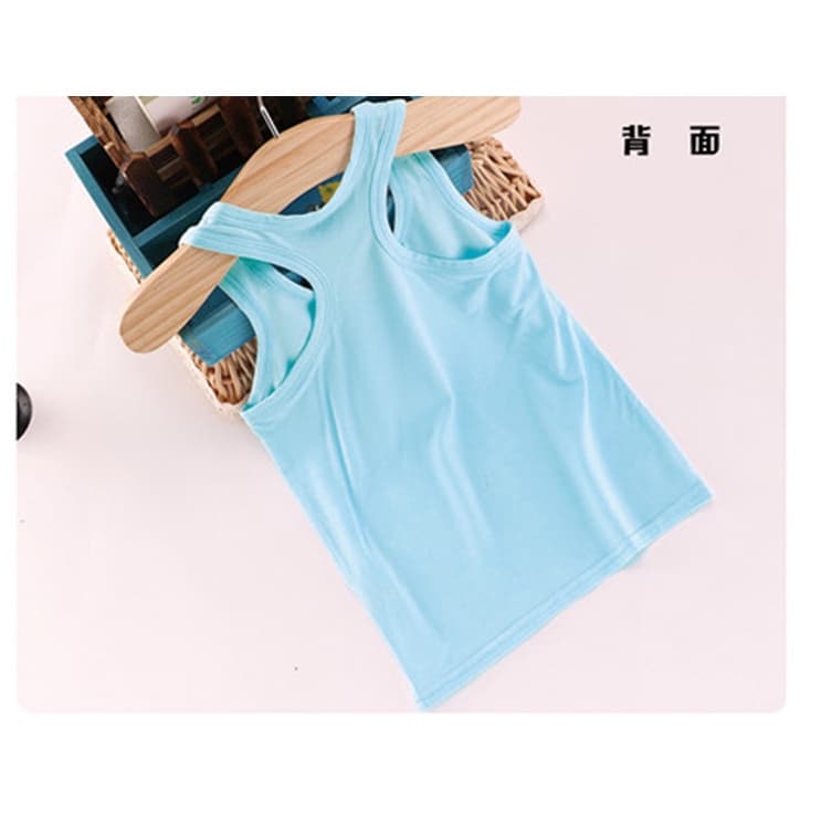 เสื้อกล้ามเด็ก หญิง/ชาย underwear ผ้าฝ้ายแท้100% 2-13ขวบ/เสื้อชั้นในเด็กระบายอากาศ รูปที่ 5