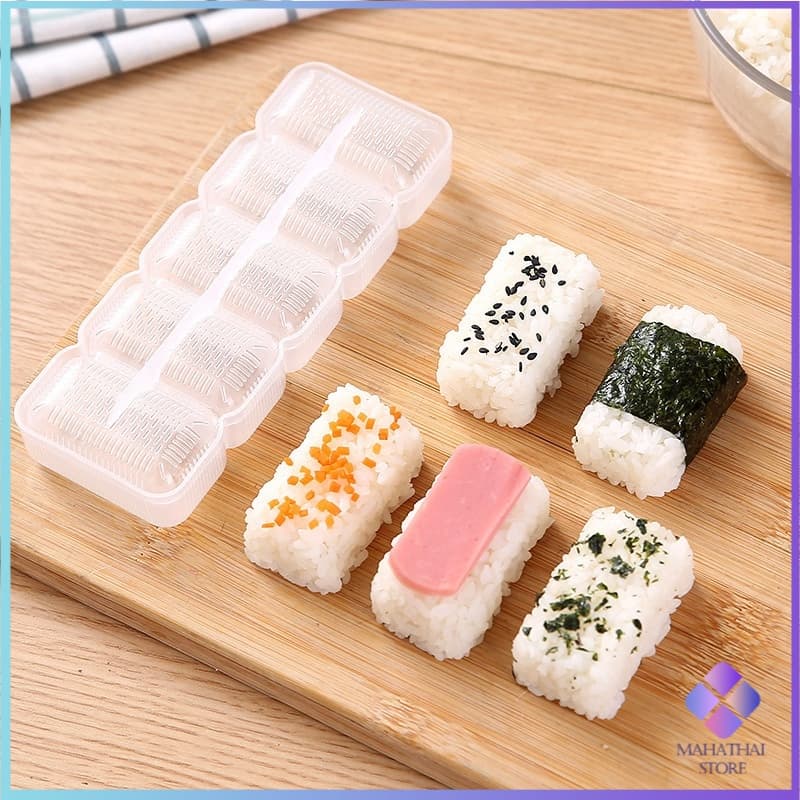 แม่พิมพ์ซูชิ เครื่องทำซูชิ มีให้เลือก 3 แบบ แม่พิมพ์ข้าวปั้น sushi mold รูปที่ 6