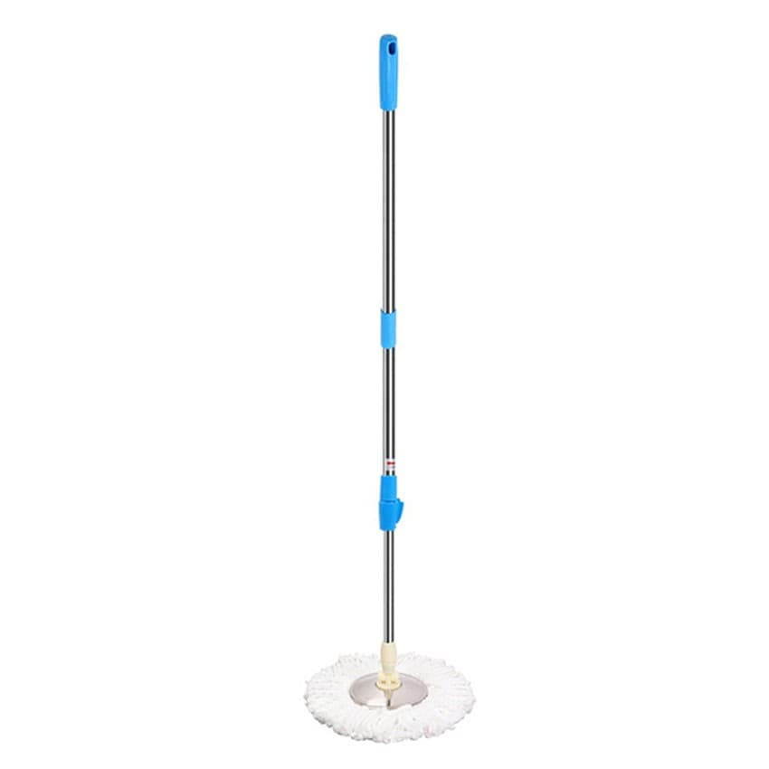 Jumper Kids modern Spin Mop ไม้ถูพื้น สำหรับถังปั่น รุ่นตัวล๊อคหมุน เหล็กหนากว่าตัวล๊อคพับ พร้อมผ้าไมโครไฟเบอร์ รูปที่ 3