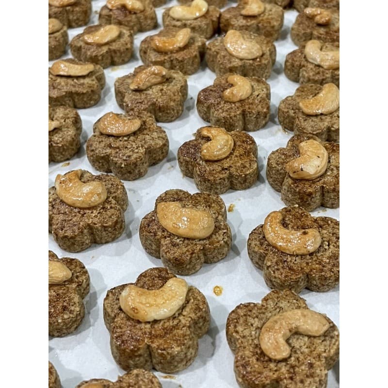 คุกกี้สิงคโปร์คลีน ไร้แป้ง ไร้น้ำตาล คุกกี้อัลมอนด์โอ๊ต • Healthy Singapore Cookies แคลต่ำ รูปที่ 5