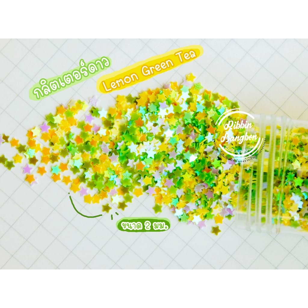 กากเพชร กลิตเตอร์ดาว glitter เลื่อมกากเพชรรูปดาว หัวใจ รูปที่ 9