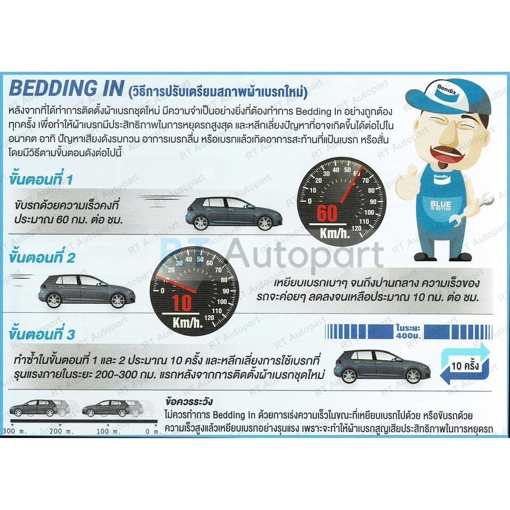 Bendix ผ้าดิสเบรคหน้า Isuzu Allnew Dmax ปี12-17 Mu-X ปี12-18 / ผ้าเบรค All new Dmax ออลนิวดีแม็กซ์ / DB1841 รูปที่ 5
