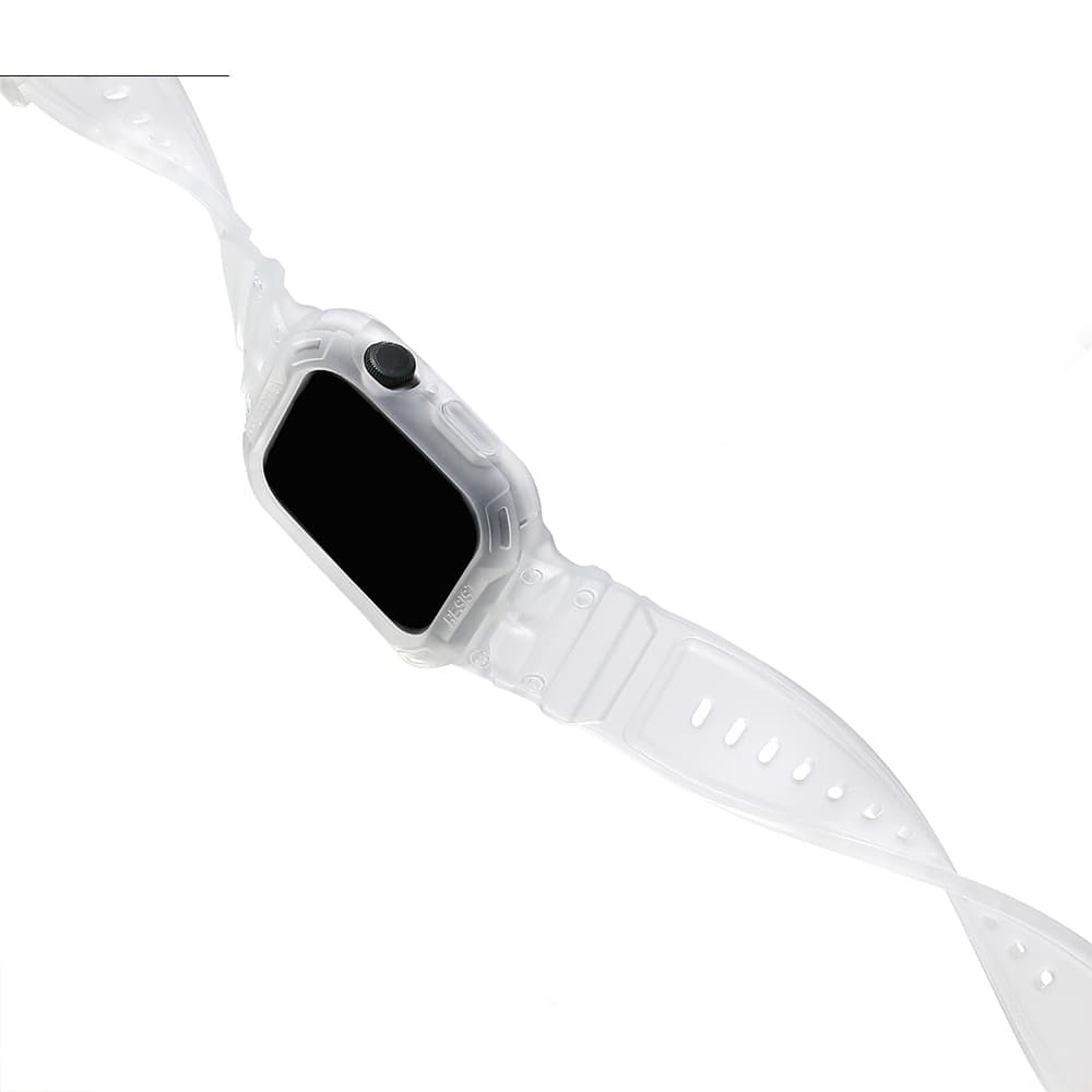 เคส + สายซิลิโคน ชุดป้องกัน สำหรับ Apple Watch Strap Series 11 10 Ultra 2 9 8 7 6 5 SE 4 3 สายนาฬิกา Band iWatch 49 46 45 44 42 41 40 38mm รูปที่ 7