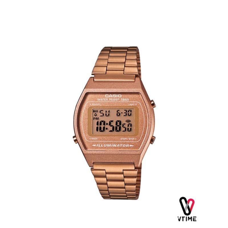 นาฬิกา CASIO vintage Digital Y2K B640WC-5A B650WC-5A B640WMR-5A LA11WR-5A Pink gold Collection รูปที่ 2