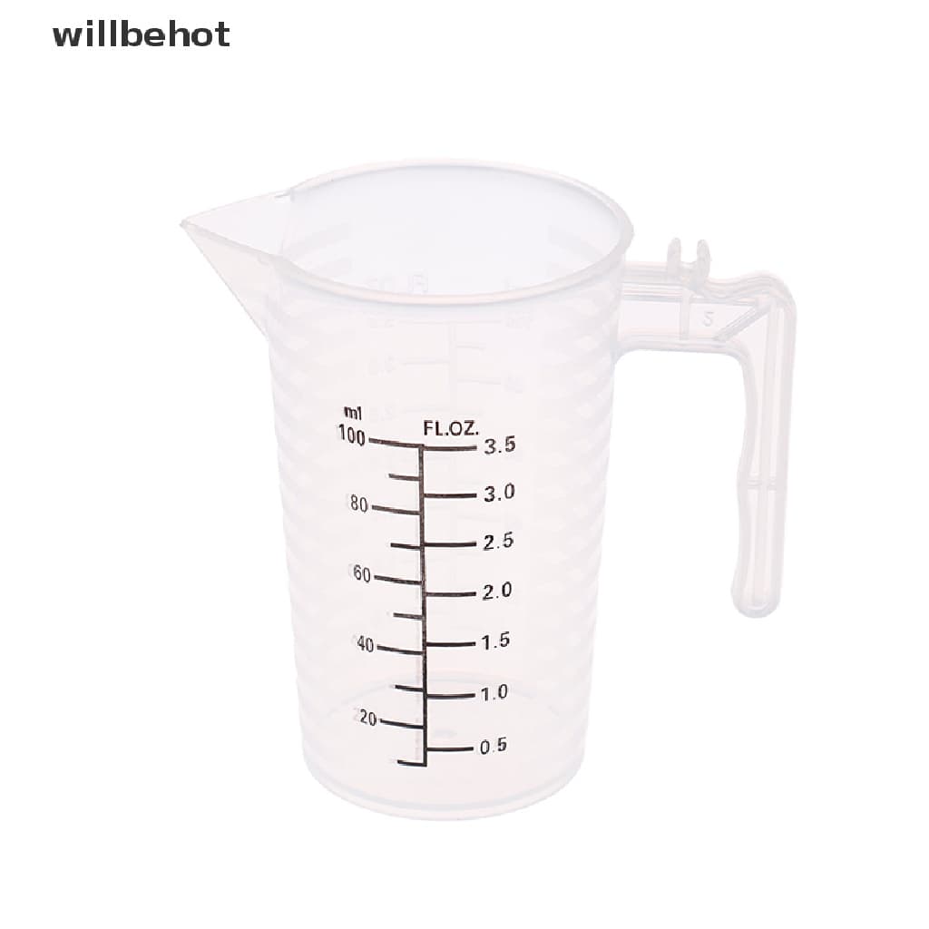 Willbehot ถ้วยตวงใส 100/250/500 ml. พร้อมผ้าคลุมอย่างดีสําหรับทําเบเกอรี่ รูปที่ 5