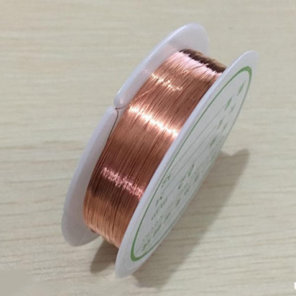 ลวดทองแดง แฮนด์เมด สําหรับทําเครื่องประดับ DIY 1 ม้วน รูปที่ 8