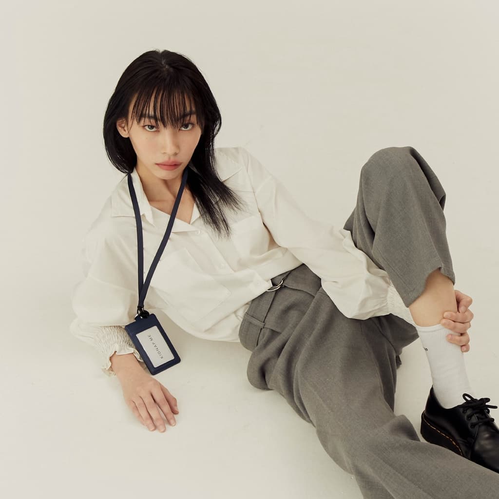 สายคล้องคอ ห้อยบัตรพนักงาน สายคล้องบัตร แบบน้ำหนักเบา สบาย BONE LANYARD KIDNAP ME. รูปที่ 4