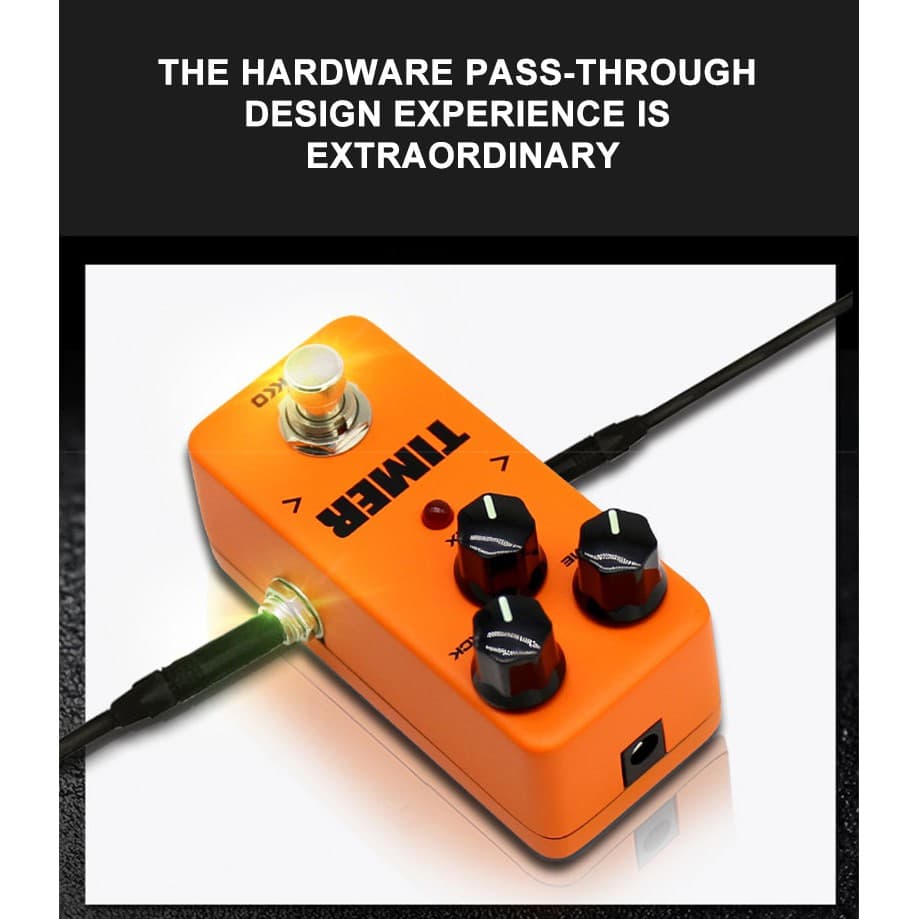 KOKKO FOD3 Overdrive เอ็ฟเฟ็กต์กีตาร์ไฟฟ้าเหยียบ โอเวอร์ไดรฟ์ 9V กีต้าร์มินิผลแป้นเหยียบกีตาร์อุปกรณ์เสริม MINI Effects รูปที่ 8