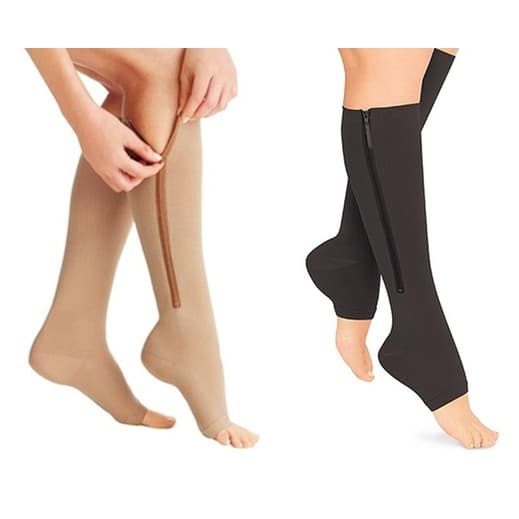 Zip Sox ถุงเท้าเพื่อสุขภาพ ลดปวดเท้า/น่อง รักษาเส้นเลือดขอด ใช้ดีมาก ผ้าหนา กระชับมาก รูปที่ 4
