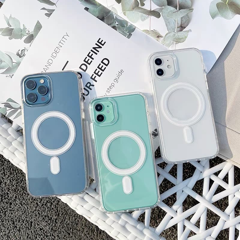 เคสใส แม่เหล็ก เคสเกราะกันกระแทกสำหรับ สำหรับ16p,17 pro,17pro max,i12,13pro max,i11,14,14plus,14pro max,15pro max,15plus รูปที่ 3