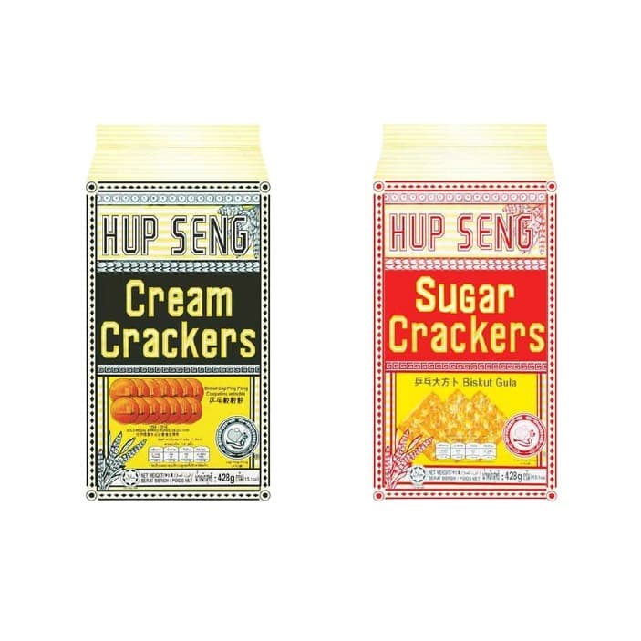 Hup Seng Cracker, 428g นำเข้าจากมาเลเซีย รูปที่ 1