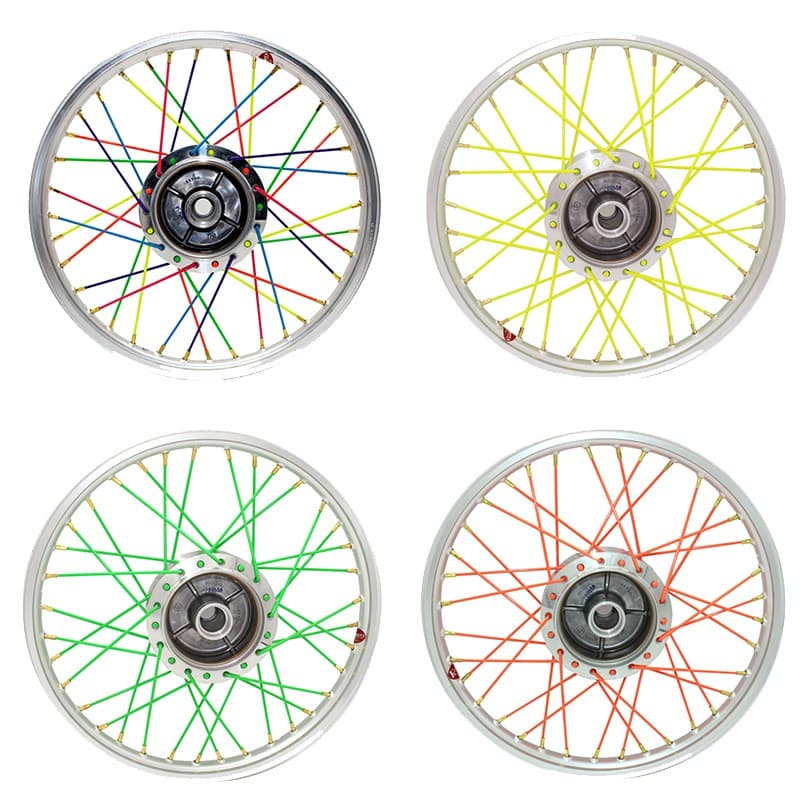 ซี่ลวดสี KAZITO ขายเป็นกล่อง มีสีเหลือง เขียว ส้ม ชมพู ฟ้า ม่วง 6สีรวม SPOKES&NIPPLES รูปที่ 2