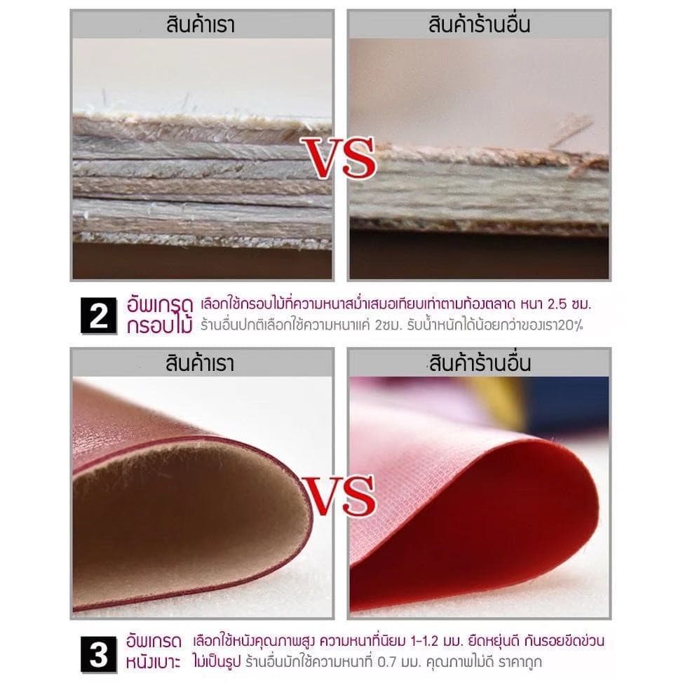 เตียงนวด SPA ใช้นวดตัว พับเก็บได้ สปา เสริมสวย Body Massage สักคิ้ว โครงสแตนเลส เบาะหนังPU สีดำ รูปที่ 5