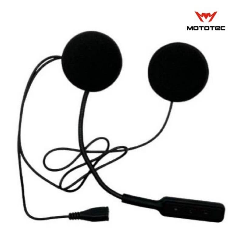 MOTOTEC MT-HB1 Helmet Bluetooth Headset หูฟังไร้สาย บลูทูธติดหมวกกันน็อค หูฟัง ไรเดอร์ รูปที่ 2