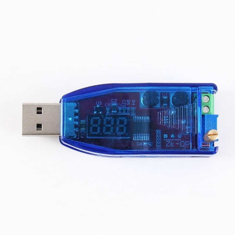 Dc-DC 5V เป็น 3.3V 9V 12V 24V USB แบบลดค่า DC 1.0V-24V โมดูลแปลงพลังงานไฟฟ้า รูปที่ 4