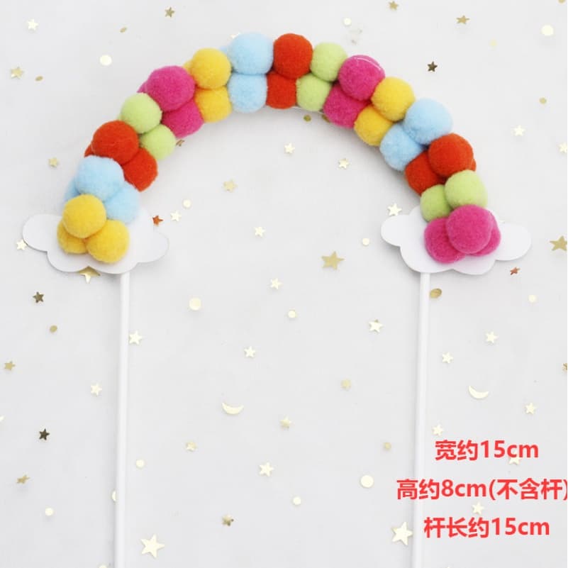 XL ขนาดใหญ่คริสต์มาส hairball arch เค้กวีเนียร์ตกแต่งเค้กวันเกิดเด็ก S/M/L รูปที่ 2