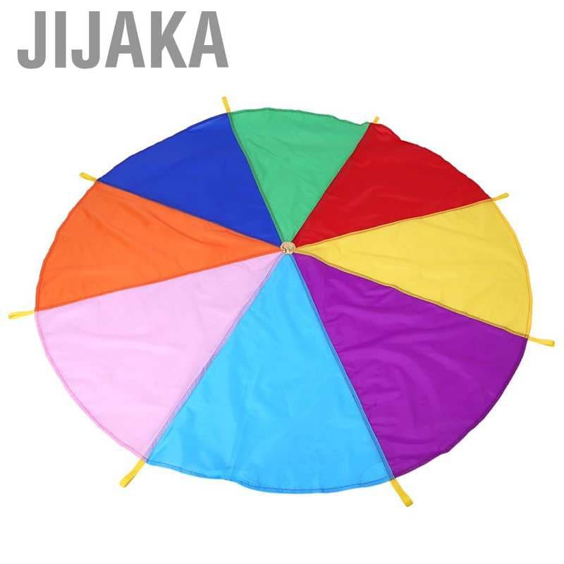 Jijaka 2m Kids Rainbow Parachute การพัฒนาเกมกลางแจ้งกิจกรรมการออกกำลังกายกีฬา รูปที่ 7
