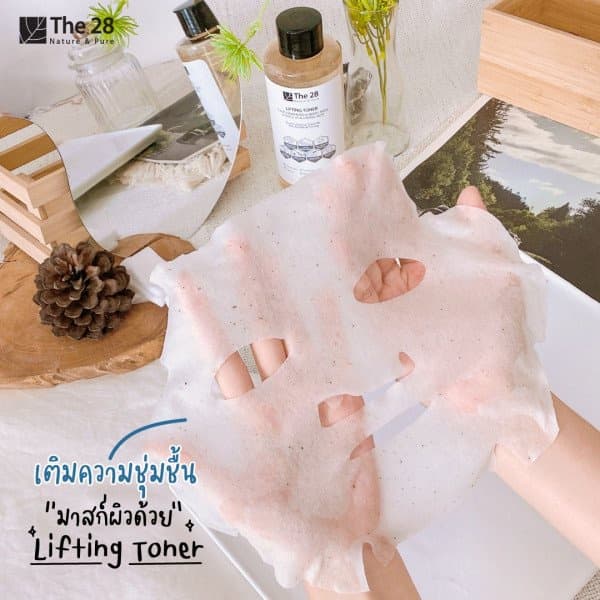 The28 Lifting Toner (Plant Fermented & Novel Moss & Triple Hyaluronic Acid) 320 ml. รูปที่ 6