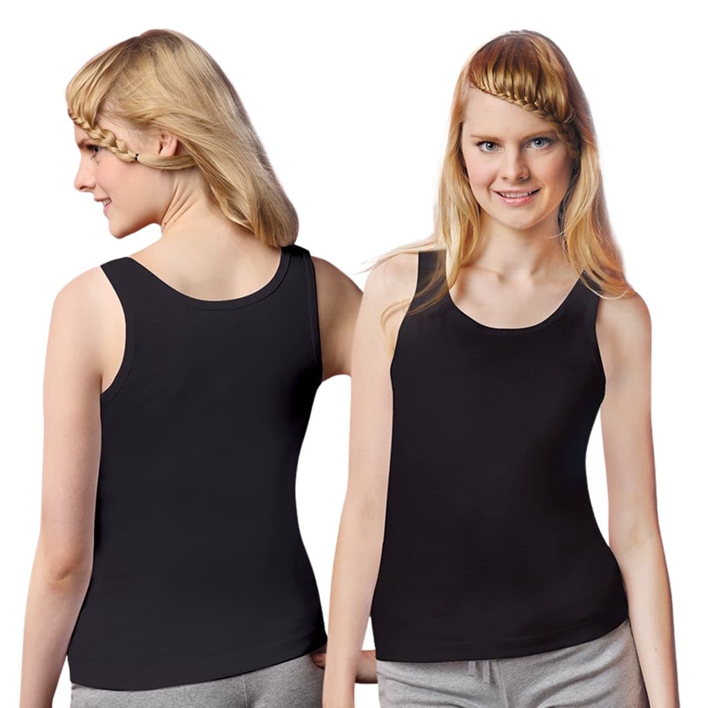 CHERILON เชอรีล่อน เสื้อกล้าม เสื้อยืด เสื้อกล้ามผู้หญิง ผ้าฝ้าย 100% ทอไร้ตะเข็บข้าง นุ่มไม่มีบรา สีพื้น 3 สี OTIB-VCT2 รูปที่ 5