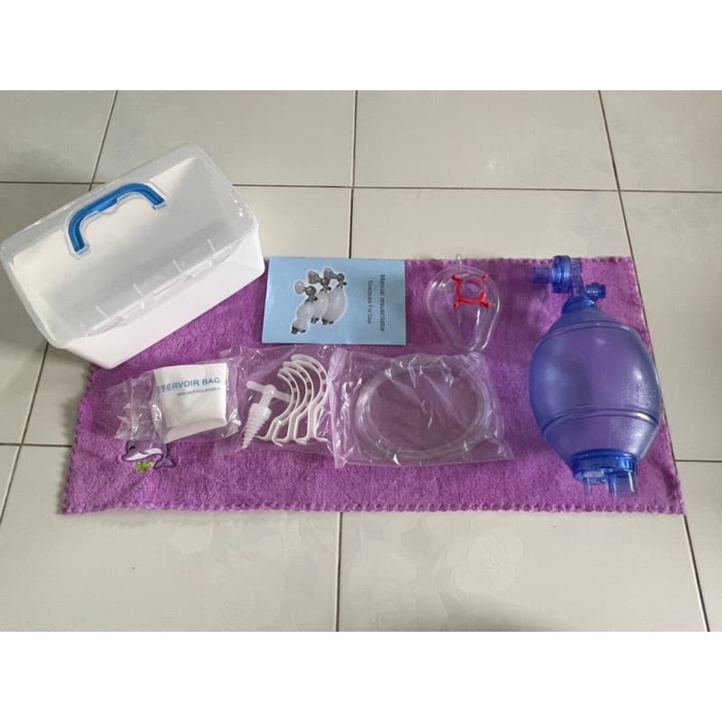 ชุดช่วยหายใจมือบีบสำหรับผู้ใหญ่ เด็กโต ทารก Ambu Bag Adult pvc Ambu Bag Child Ambu Bag infant ออกใบกำกับภาษีได้ รูปที่ 7