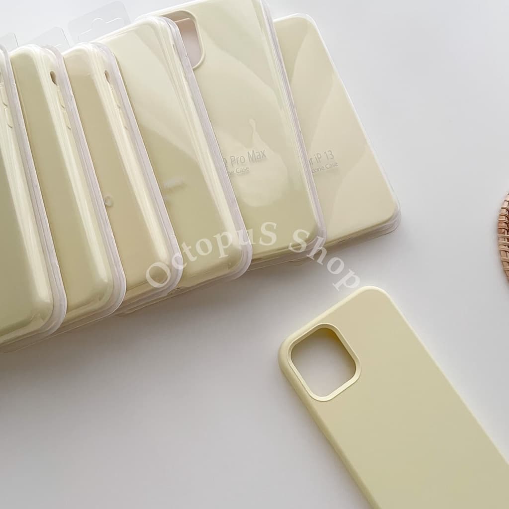 เคสซิลิโคนสีล้วน เคสไม่มีโลโก้ เคสบุกำมะหยี่ ลบรอยปากกาได้ *** 7-17promax*** รูปที่ 2