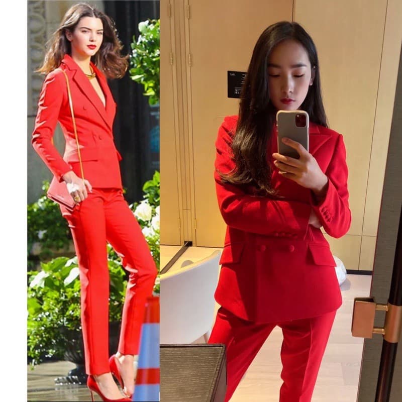 VARINDA เซ็ทสูทผูหญิงออกงาน งานสวย ผ้าดี ทรงเข้ารูป Code C001 รูปที่ 2