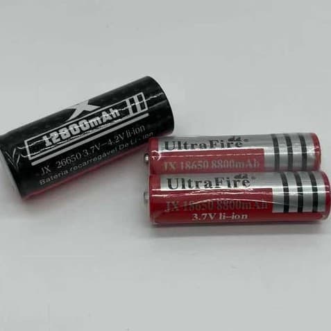 แบตเตอรี่ลิเธียม ก้อน ถ่านชาร์จ Li-ion 26650/18650 แบตเตอรี่ลิเธียมความจุสูง แบตเตอรี่ ที่ชาร์จ รูปที่ 3
