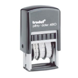 ตรายางลงวันที่หมึกในตัว โทรแดท รุ่น TR-4810 รูปที่ 1
