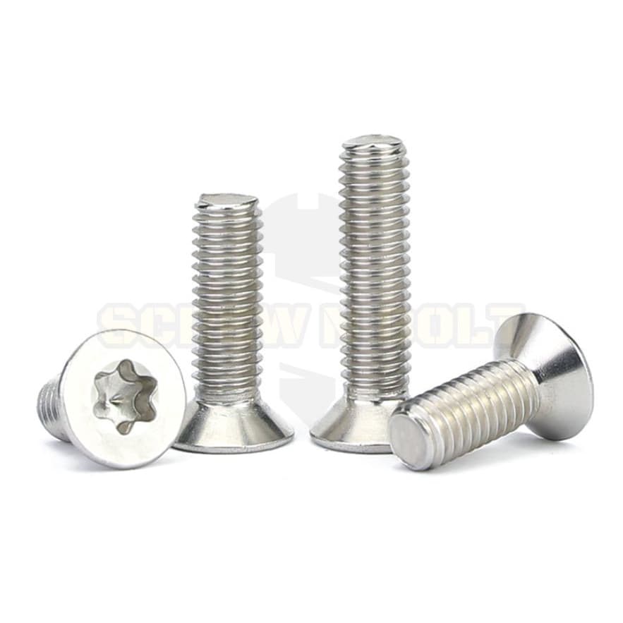 น็อต สกรู หัวเตเปอร์ F ช่องขัน ดาว ท็อกซ์ สแตนเลส 304 เกลียวมิล M2 M2.5 M3 M4 / Flat Head Torx รูปที่ 7