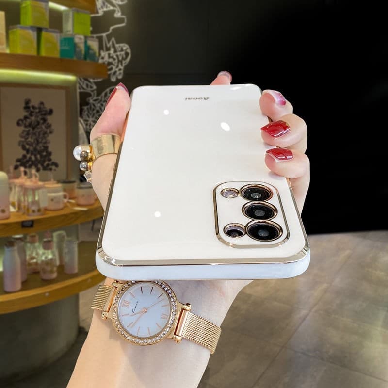 เคส OPPO Reno5 5G Reno 5 Pro 5G Reno6 5G A94 4G RENO 4 4G RENO 3 A74 5G A54 4Gelectroplate case soft Reno5 Reno5Pro เคสโทรศัพท์เคลือบด้วยไฟฟ้า รูปที่ 3