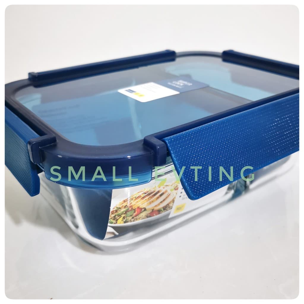 Small Evting กล่อง"แก้ว"ถนอมอาหาร รุ่นแบ่ง 2 ช่อง Super Lock แท้100% รุ่น 6225/6226 เข้าไมโครเวฟ ได้ รูปที่ 3