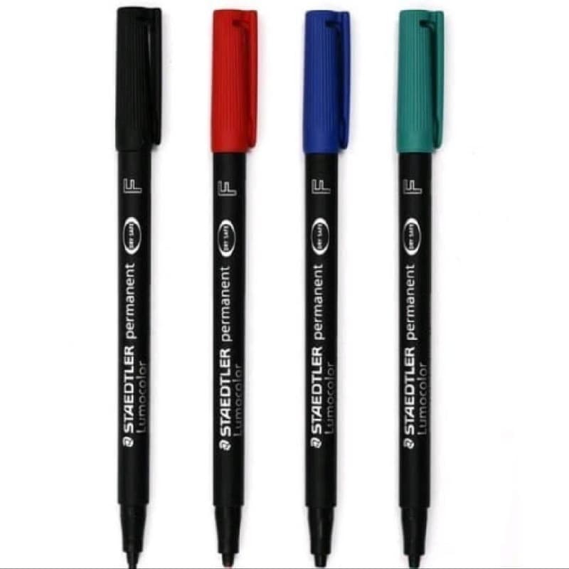 ปากกาเขียนแผ่นใส ลบไม่ได้ STAEDTLER 318 หัวF ขนาด 0.6 มม. รูปที่ 1