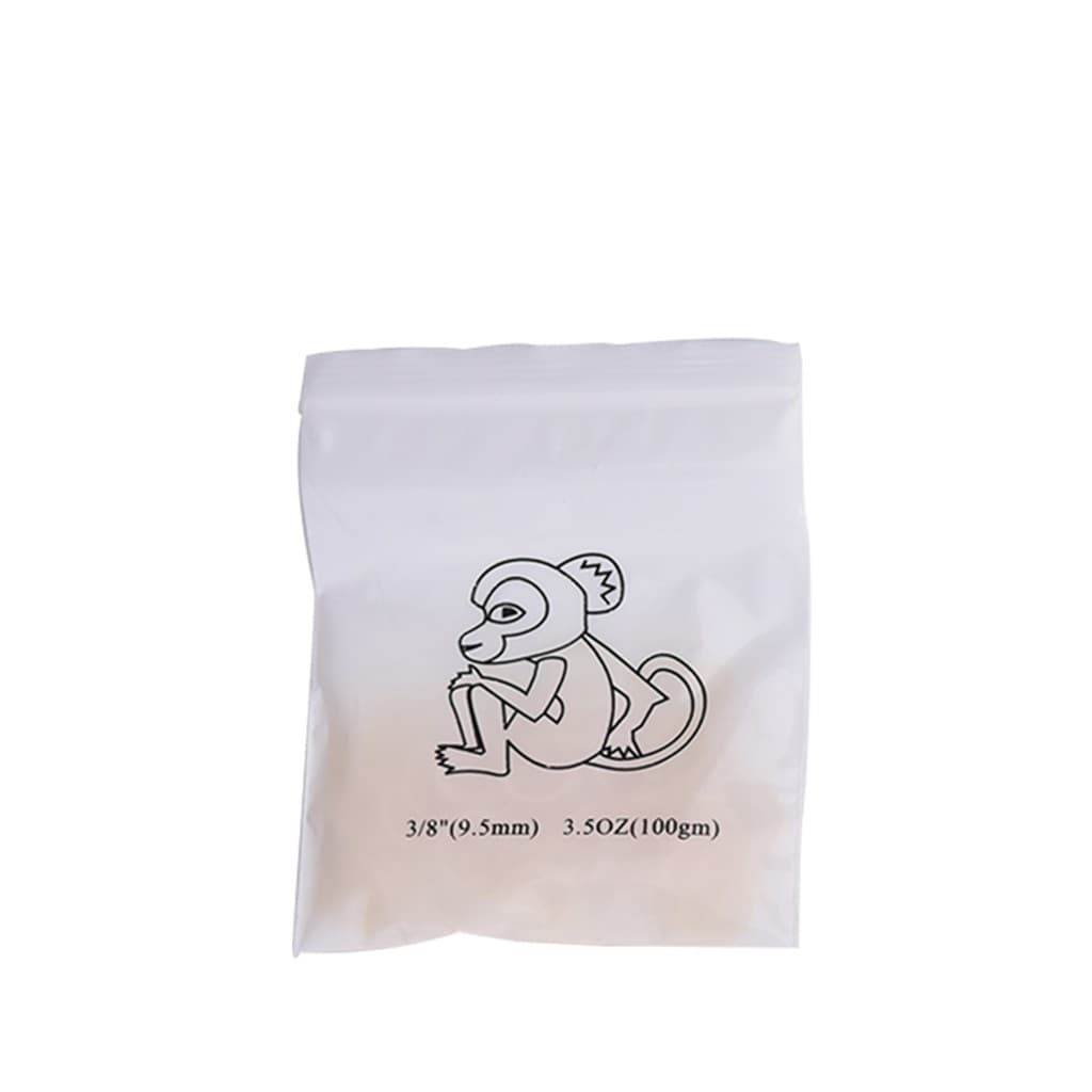 5 แพ็คทันตกรรมจัดฟันวงเล็บยืดหยุ่นยางรัด O แหวน 3.5OZ รูปที่ 3